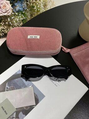 Miu Miu Scenique Collection Metal mirrored Cat-Eye Sunglasses Pale Gold 61mm Miu Miu | Accessories | Miu Miu Scenique Collection Metal  main image 2